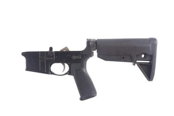 BCM ar15 lower receiver assembly comes with a bcm trigger, mod 3 pistol grip, and an enhanced trigger guard
